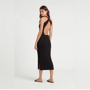 Sir the Label Marcelle Open back midi dress